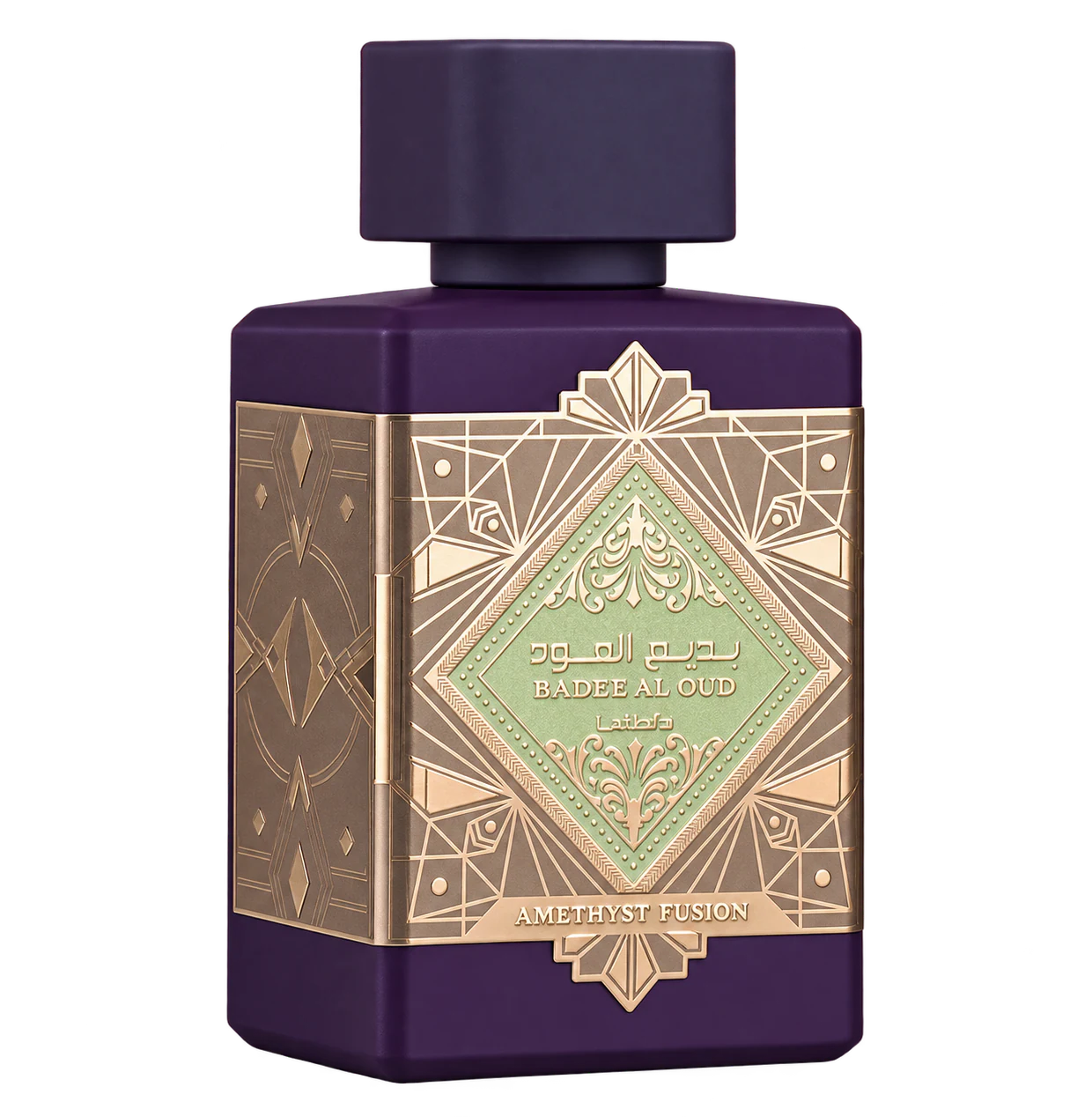 Lattafa Badee Al Oud Amethyst Fusion parfümös üveg