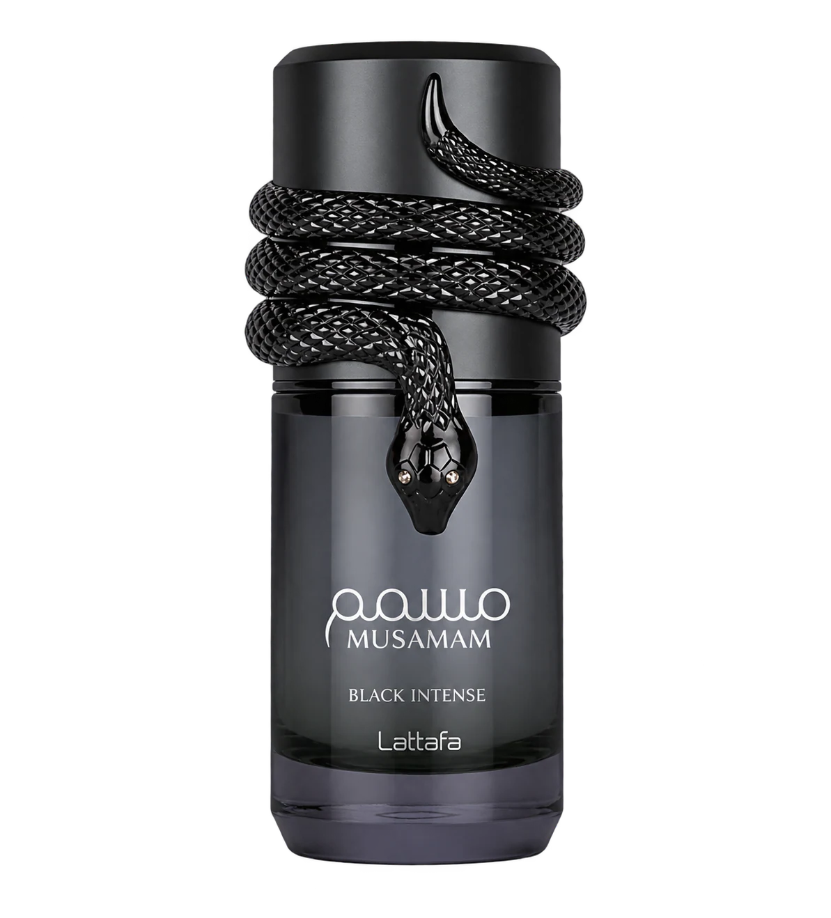 Lattafa Musamam Black Intense parfümös üveg